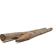Kastanjehouten palen, geschild en gepunt  160 cm / 8-10 cm