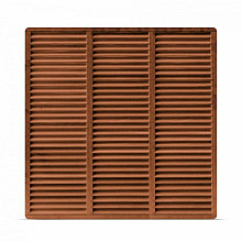 Tuinscherm Hardhout  Recht  Excellent 180x180cm ( Lamelscherm )