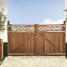 Belmonte Poorten met Trellis Dubbel incl beslag 300x180cm