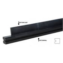 Tussenpaal Antraciet glad met diamantkop 10x10x280 cm