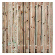 Tuinscherm Vasse Recht 180x180 cm 16mm 19 planks (17+2)