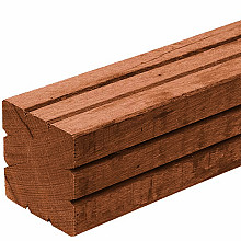 HH Palen Geschaafd Azobé